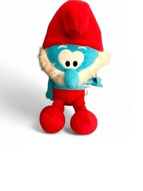 Papa Smurf Large Stuffed Animal Toy